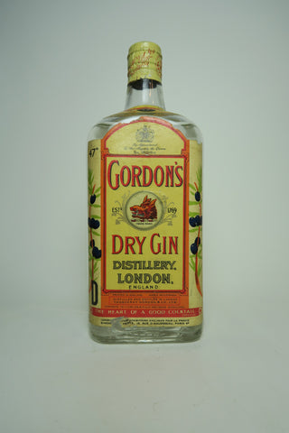 Gordon's Dry Gin - 1950s (47%, 75cl)