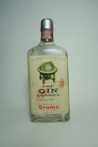 Brams Export Type London Dry Gin - 1950s (45%, 75cl)