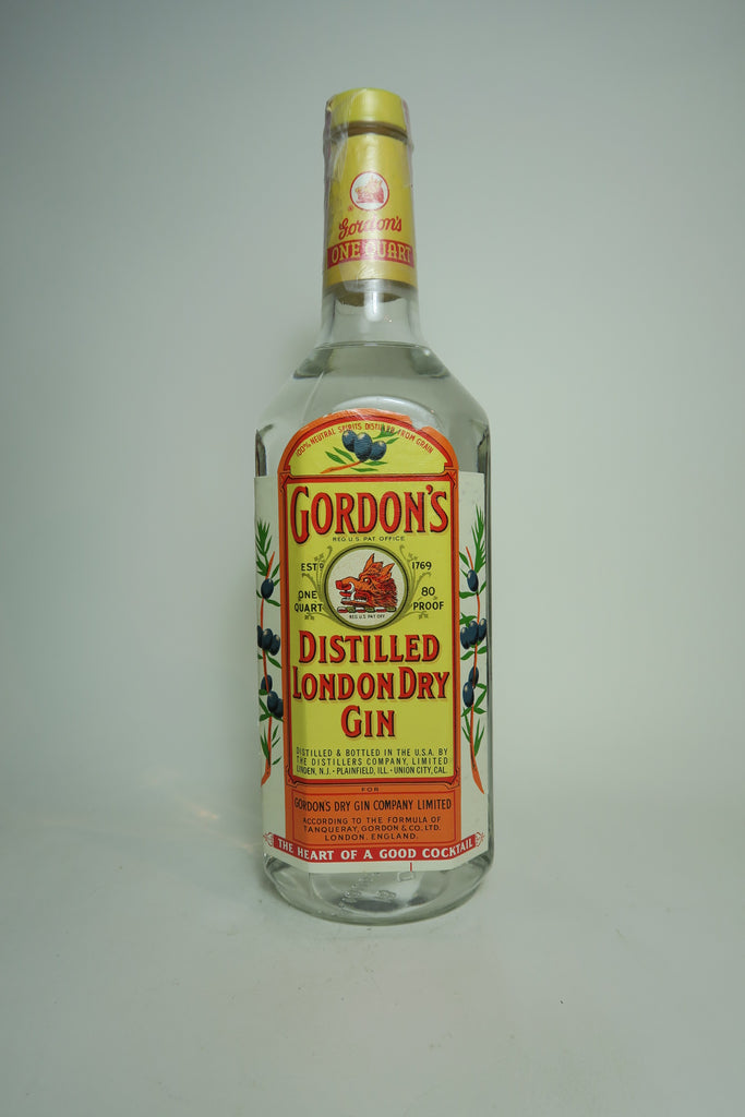 Gordon's Distilled London Dry Gin - Bottled 1976 (40%, 94.6cl)