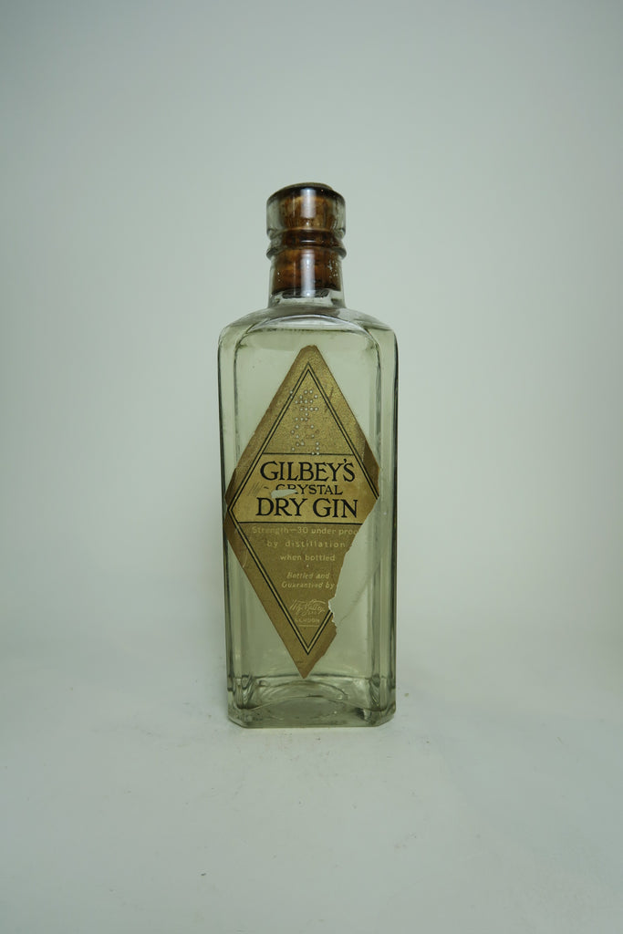 W. & A. Gilbey's Crystal Dry Gin - late 1930s (40%, 37.5cl)