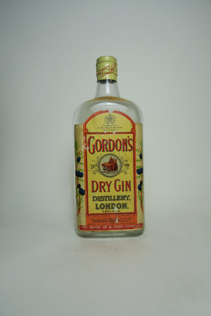 Gordon's London Dry Gin (Export) - 1950s (40%, 75cl)