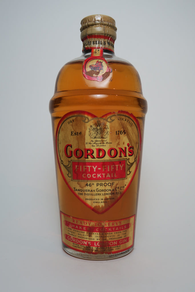 Gordon's Fifty-Fifty Shaker Cocktail - 1950s (26%, 37.5cl)
