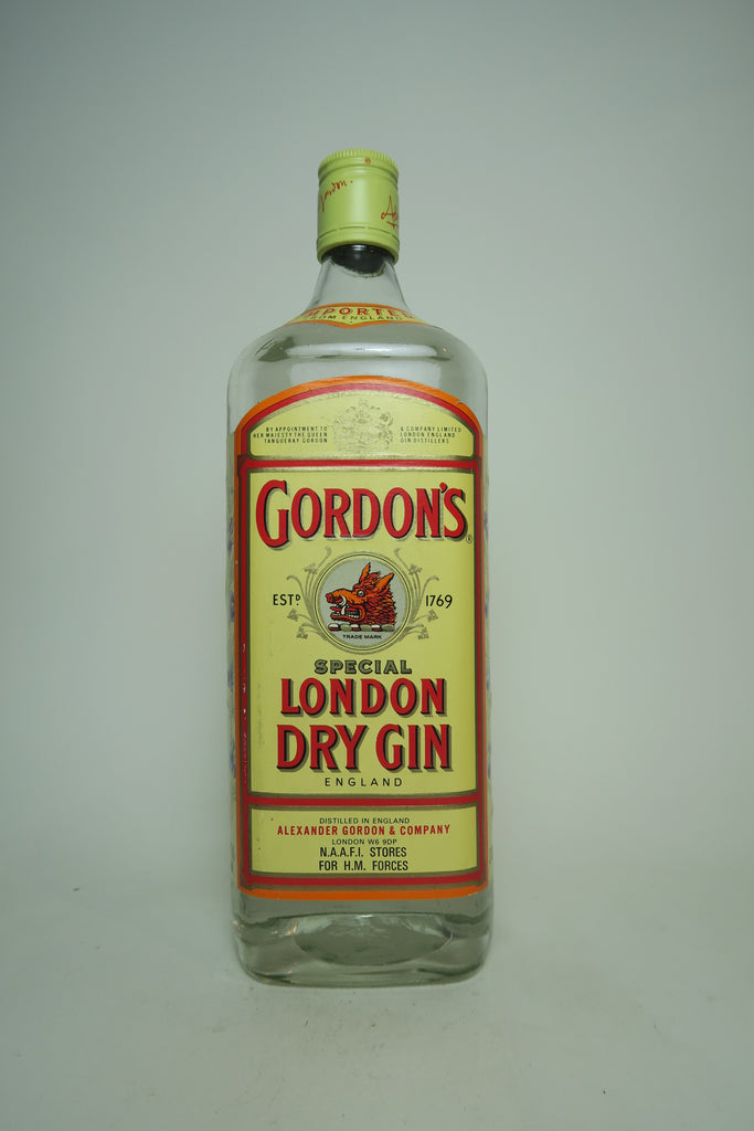 Gordon's London Dry Gin (Export) - 1990s (47.3%, 100cl)