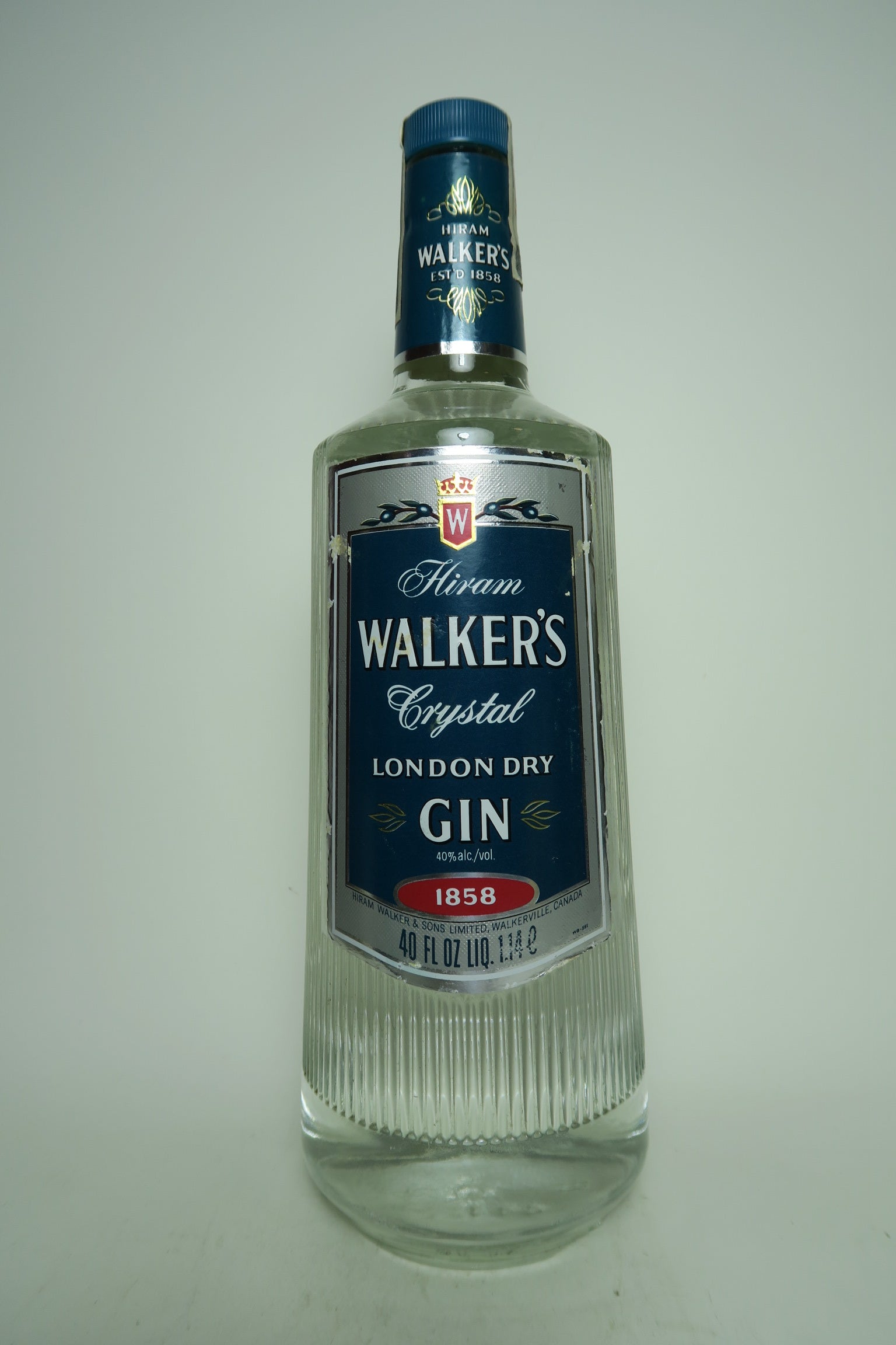 原酒EXTRA 1982年 500ml 59% Hiram Walker Crystal London Dry Gin - 1960s (40%, 114cl