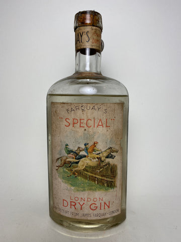 James Farquay's Special London Dry Gin - 1933-44 (43%, 75cl)