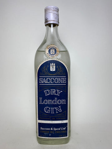 Saccone & Speed London Dry Gin - 1970s (42%, 72cl)