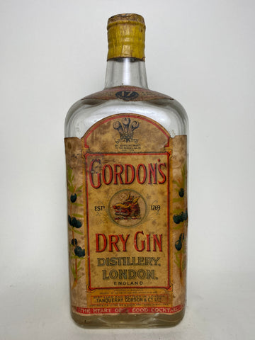Gordon's Dry Gin (Export) - post-1936 (ABV Not Stated, 75cl)