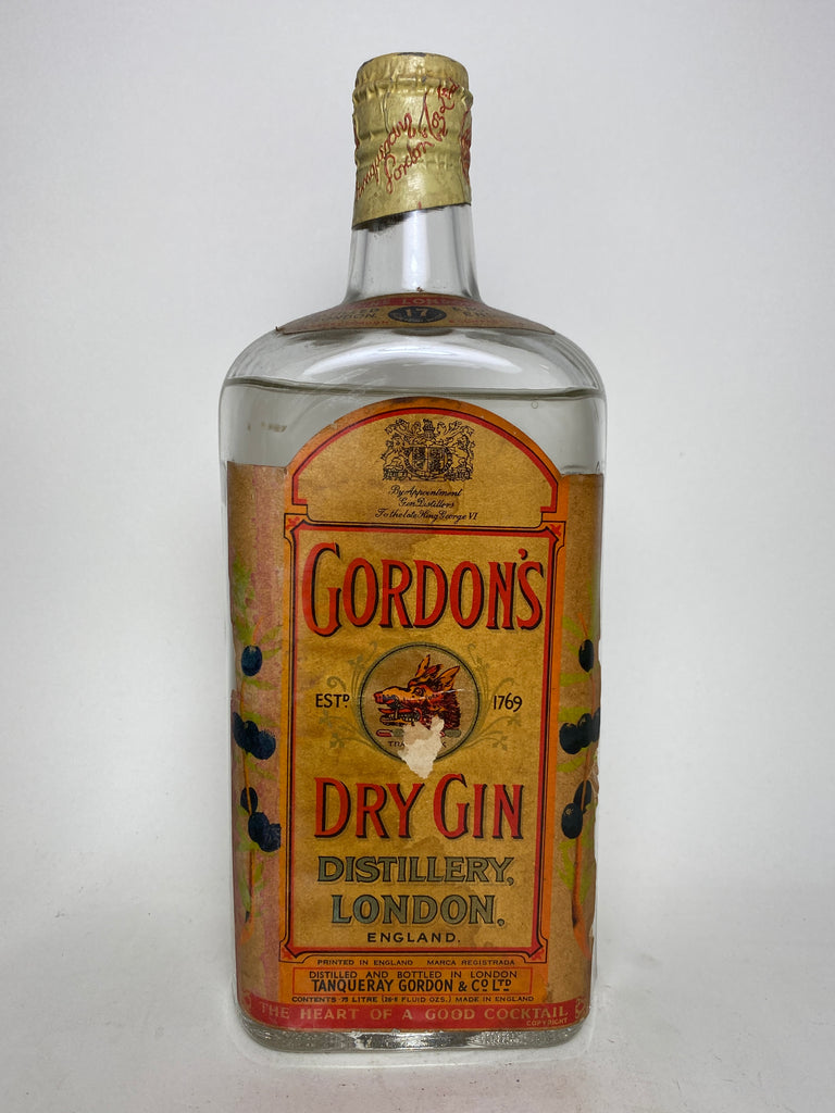 Gordon's Dry Gin (Export) - post-1936 (40%, 75cl)
