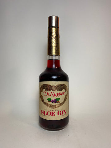 De Kuyper Creamy Head Sloe Gin - 1970s (34%, 75cl)