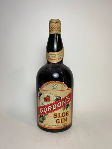 Gordon's Sloe Gin - c. 1925-36 (ABV Not Stated, 75cl)