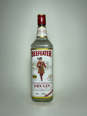 James Burrough's Beefeater London Dry Gin - 1990s (47%, 100cl)