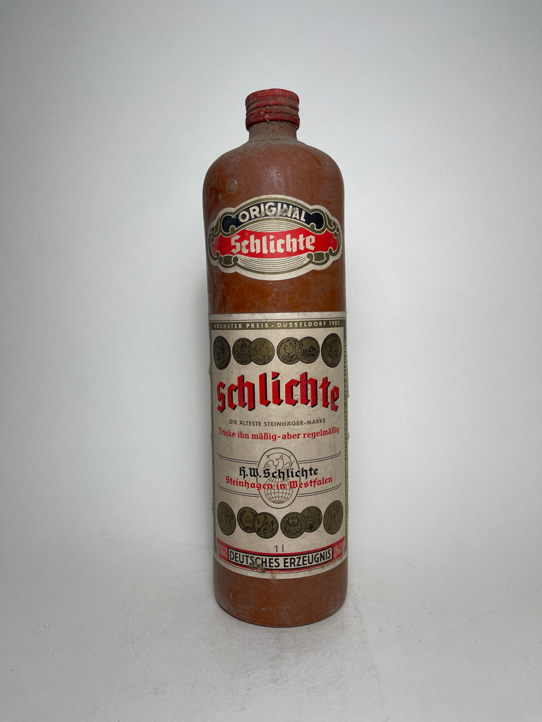 H. W. Schlichte Steinhäger German Gin - 1970s (38%, 100cl)