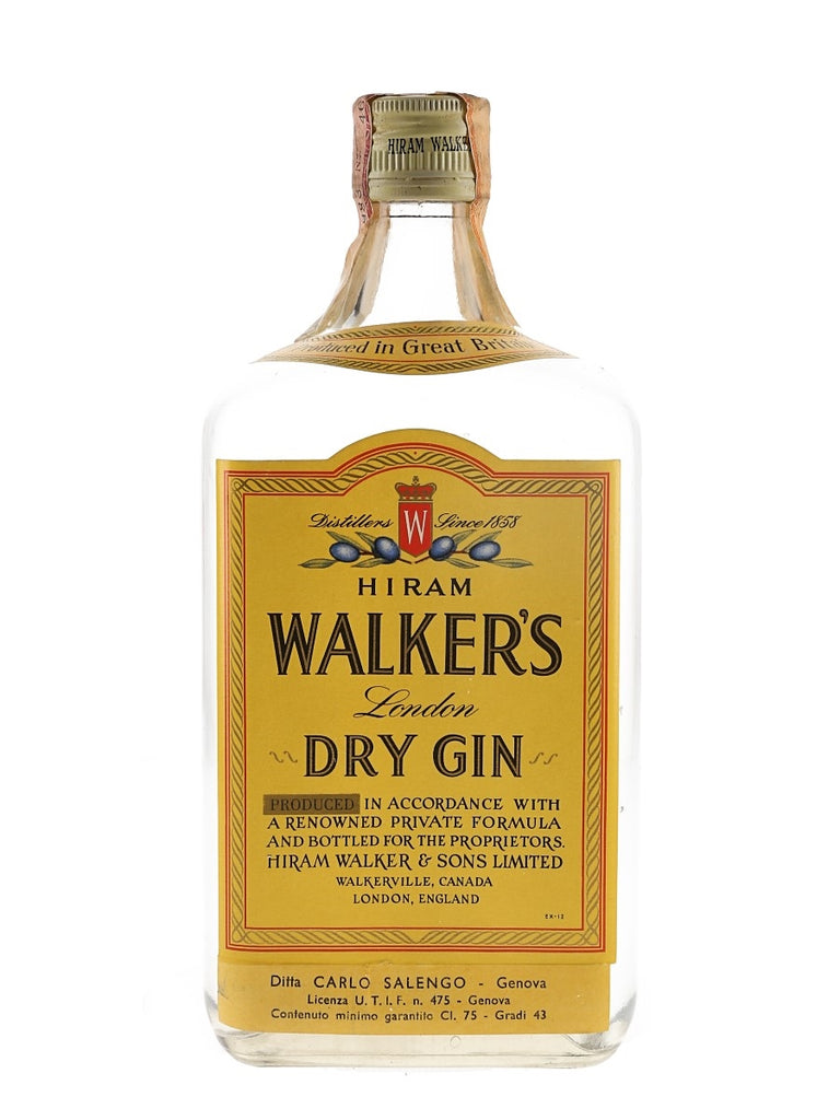 Hiram Walker’s London Dry Gin - 1970s (43%, 75cl)
