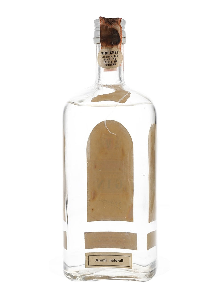 F. Vincenzi Dry Gin 1970s (45, 75cl) Old Spirits Company