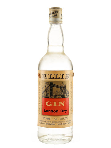 Ellis & Co. Ellis London Dry Gin - 1970s (40%, 75cl)