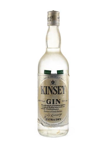J. G. Kinsey Kinsey Distilled Extra Dry Gin - 1970s (37.5%, 70cl)