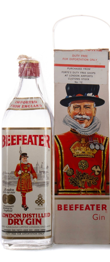 James Burrough's Beefeater London Distilled Dry Gin - c. 1966 (ABV Not Stated, 75cl)