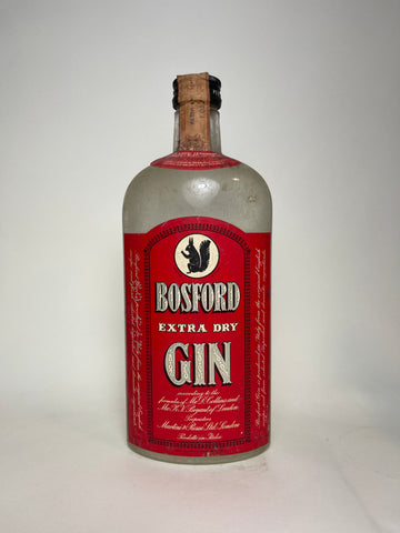 Martini & Rossi Bosford Extra Dry Gin - 1960s (46%, 100cl)