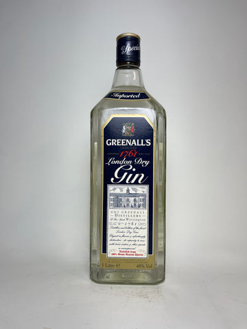 Gilbert & John Greenall Ltd's 1761 London Dry Gin - 1980s (48%, 100cl)