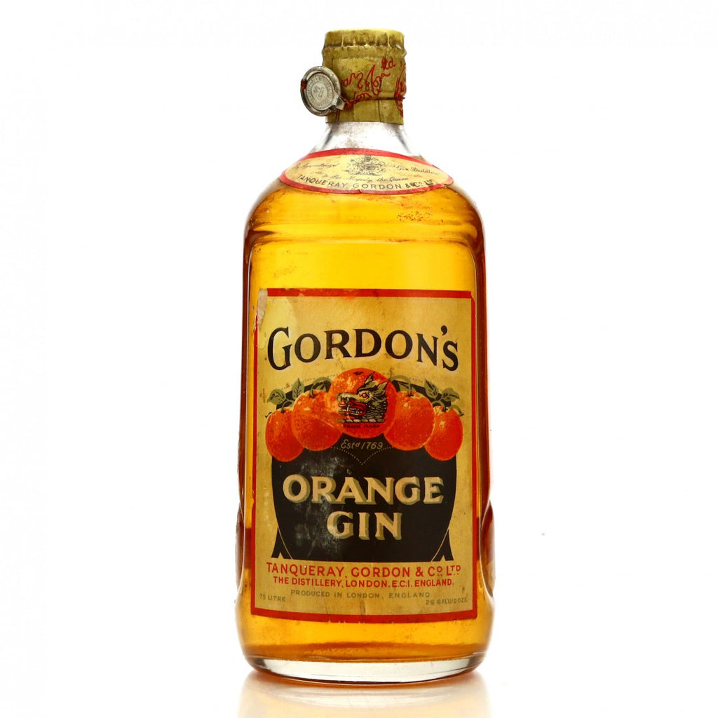 1950s Orange 75cl) Gin – Old - (34%, Spirits Company Gordon\'s