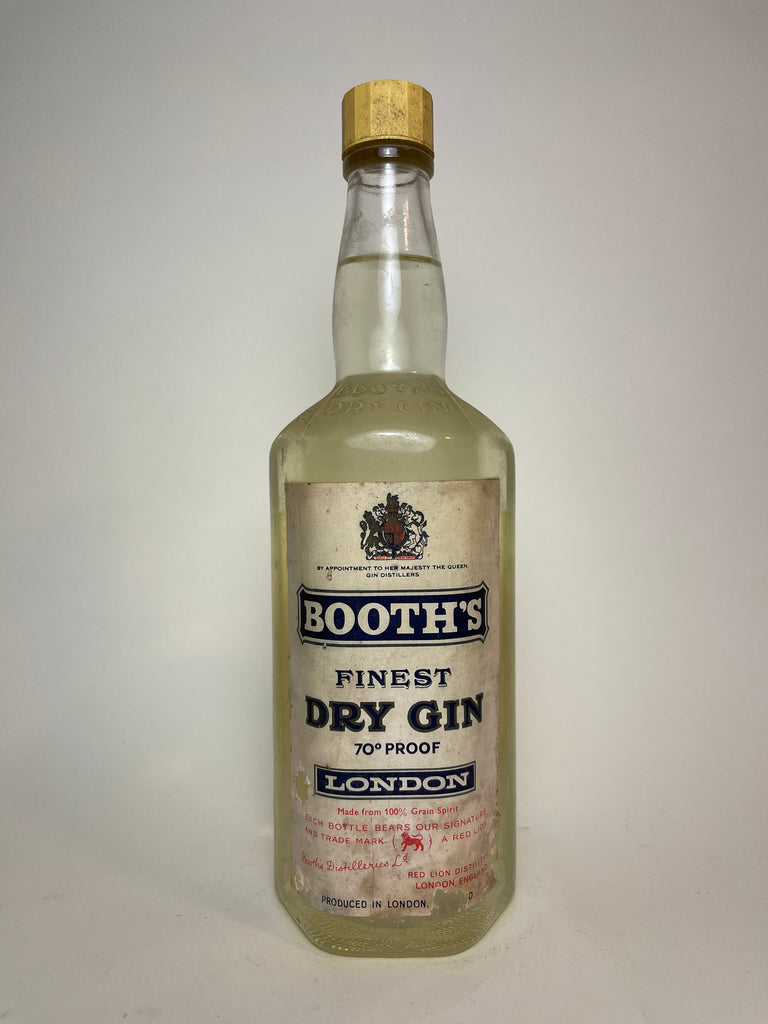 Booth's Finest Dry Gin - Dated 1964 (40%, 75cl)