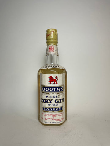 Booth's Finest Dry Gin - Dated 1950 (40%, 37.5cl)