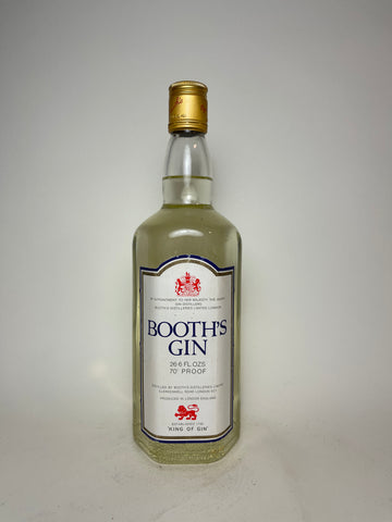 Booth's London Dry Gin - 1970s (40%, 75cl)