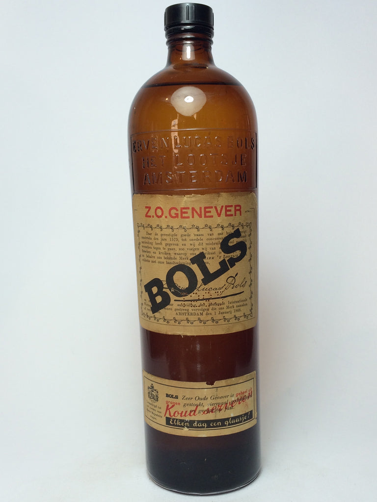 Bols Z.O. Genever - 1960s (Unknown ABV, 100cl)