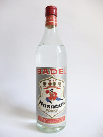 Badel Yugoslavian Kazacok Vodka - 1970s	(40%,100cl)