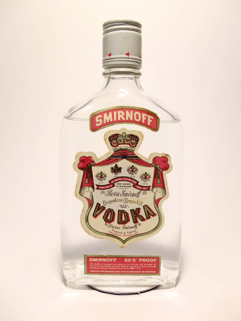 Smirnoff Red Label Vodka - 1970s (38%, 37.5cl) – Old Spirits Company