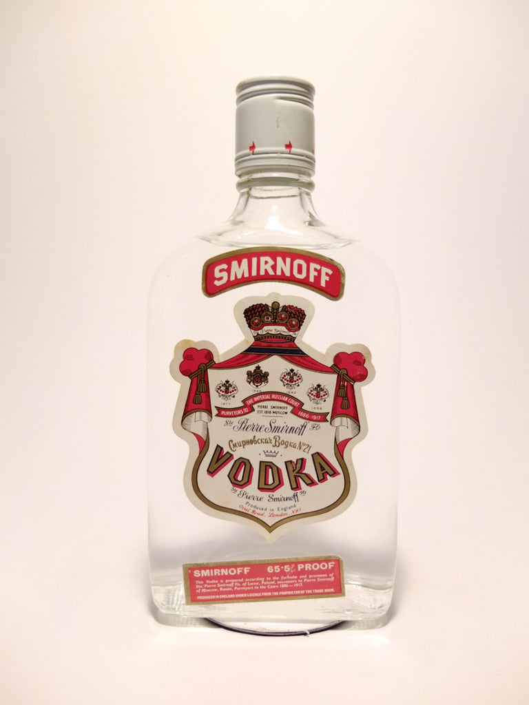 Smirnoff Red Label Vodka - 1970s (38%, 37.5cl)