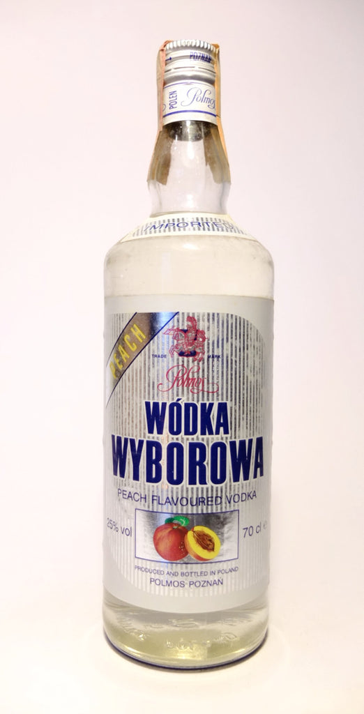 Polmos Peach Wódka Wyborowa - 1980s (25%, 70cl)