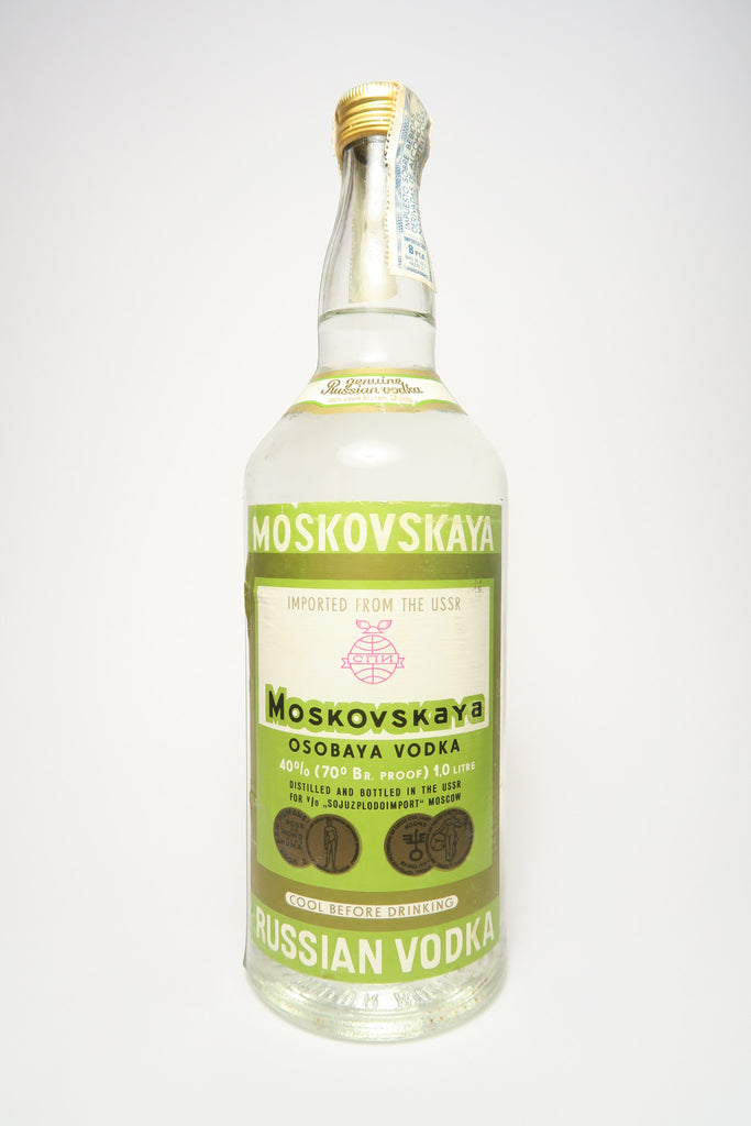 Moskovskaya Russian Vodka - 1970s (40%, 100cl)