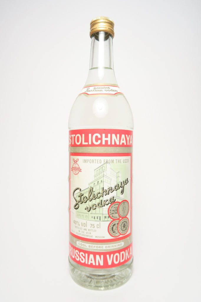 Stolichnaya Russian Vodka - 1980s (40%, 75cl)