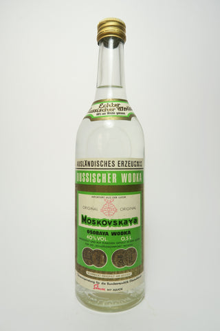 Moskovskaya Russian Vodka - 1970s (40%, 50cl)