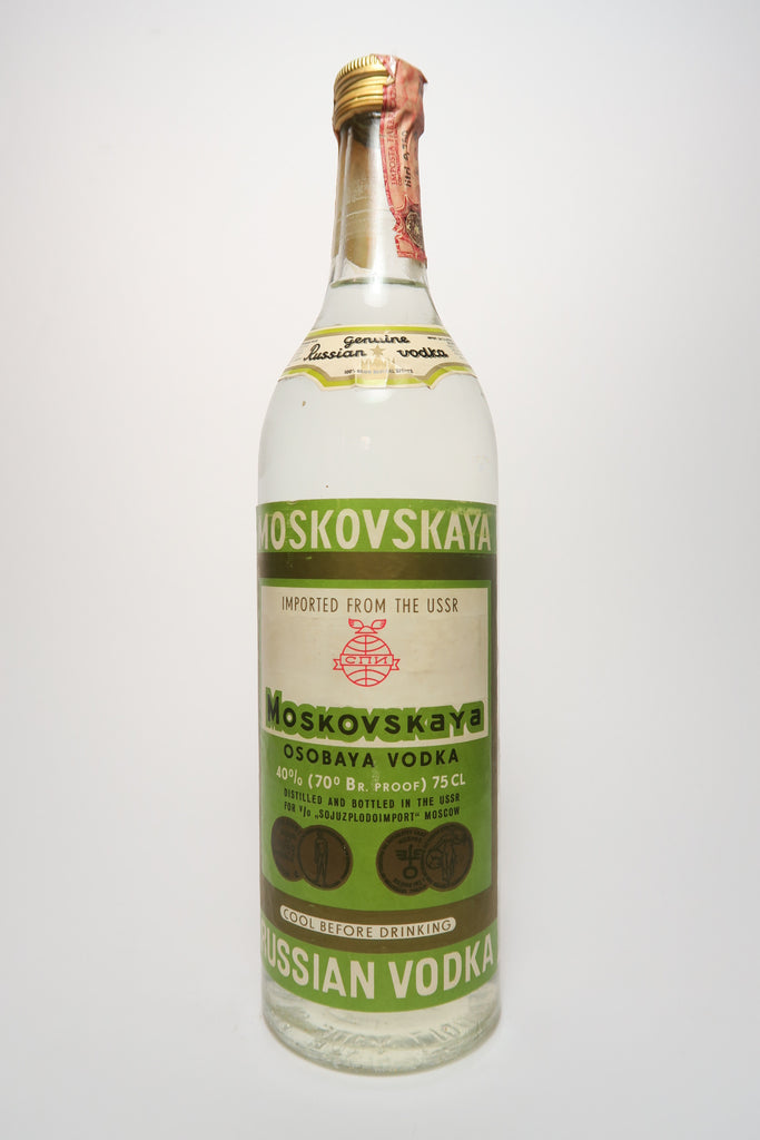 Moskovskaya Russian Vodka - 1970s (40%, 75cl)