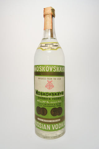Moskovskaya Russian Vodka - 1970s (40%, 75cl)