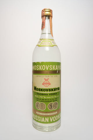 Moskovskaya Russian Vodka - 1970s (40%, 76cl)