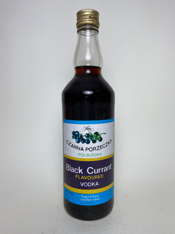 Polmos Czarna Porzeczka Black Currant Flavoured Vodka - 1990s, (30%, 50cl)