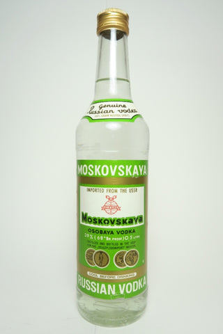 Moskovskaya Vodka - pre-1987	(39%, 50cl)