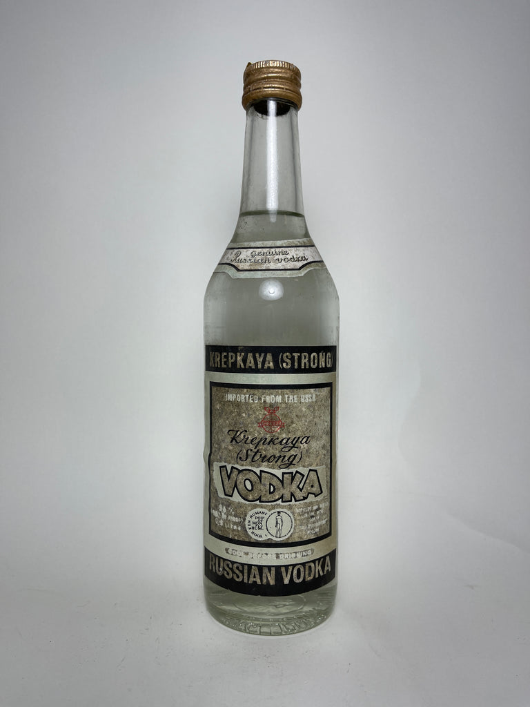 Krepkaya (Strong) Russian Vodka - 1970s (55%, 50cl)