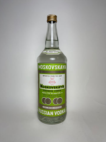 Moskovskaya Russian Vodka - 1970s (40%, 100cl)