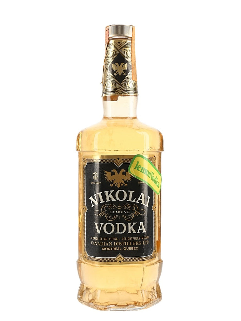 Canadian Distillers Ltd. Nikolai Lemon Vodka - 1970s (40%, 75cl)