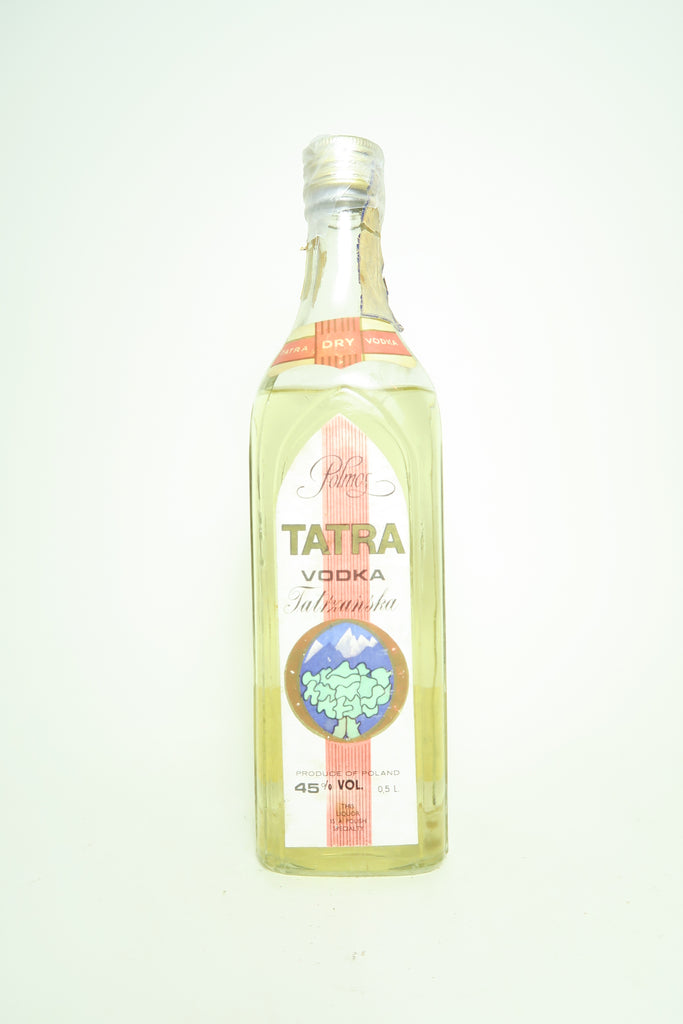 Polmos Tatra Tatrzanska Dry Vodka - 1960s, (45%, 50cl)
