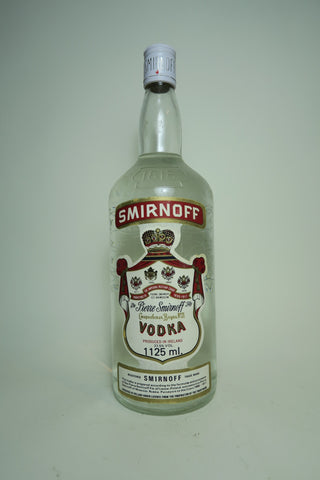 Smirnoff Red Label Vodka - 1970s (37.5%, 113cl)