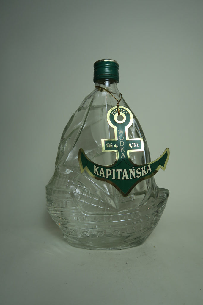 Polmos Kapitanska Vodka - 1980s, (40%, 75cl)