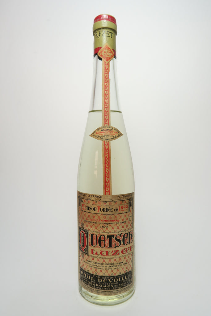 Luzet Quetsch (plum) Eau de Vie - 1950s (40%, 70cl)