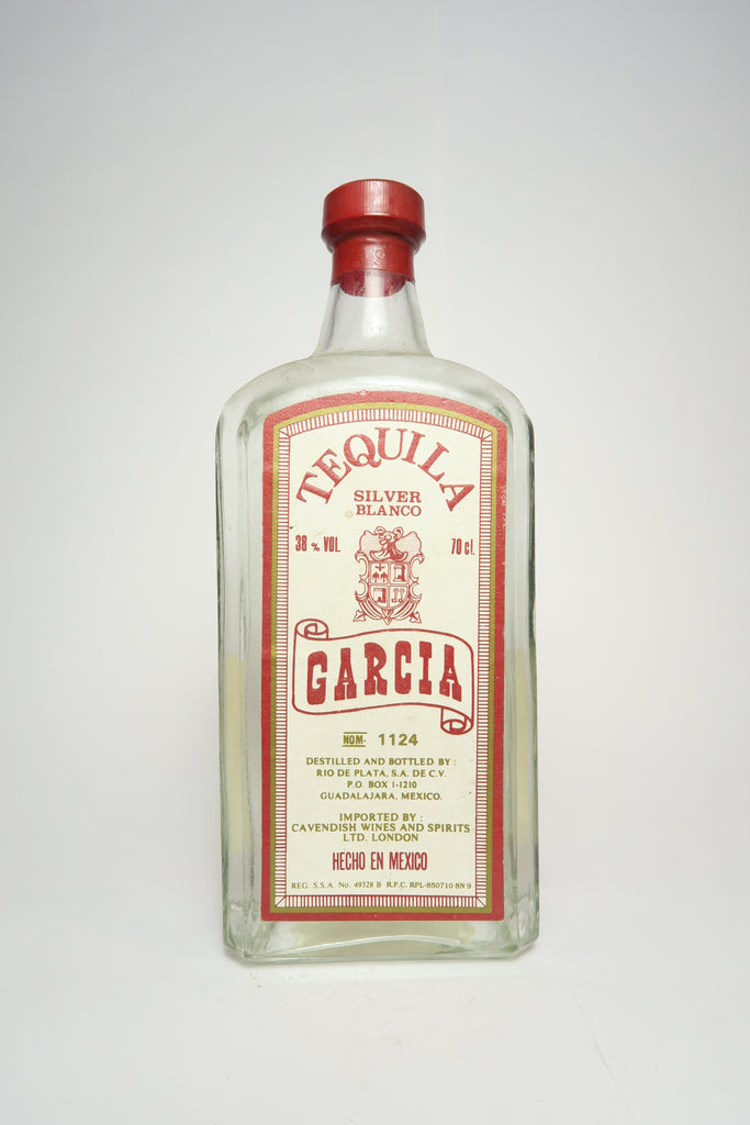 Garcia Blanco Tequila - 1980s (38%, 70cl)