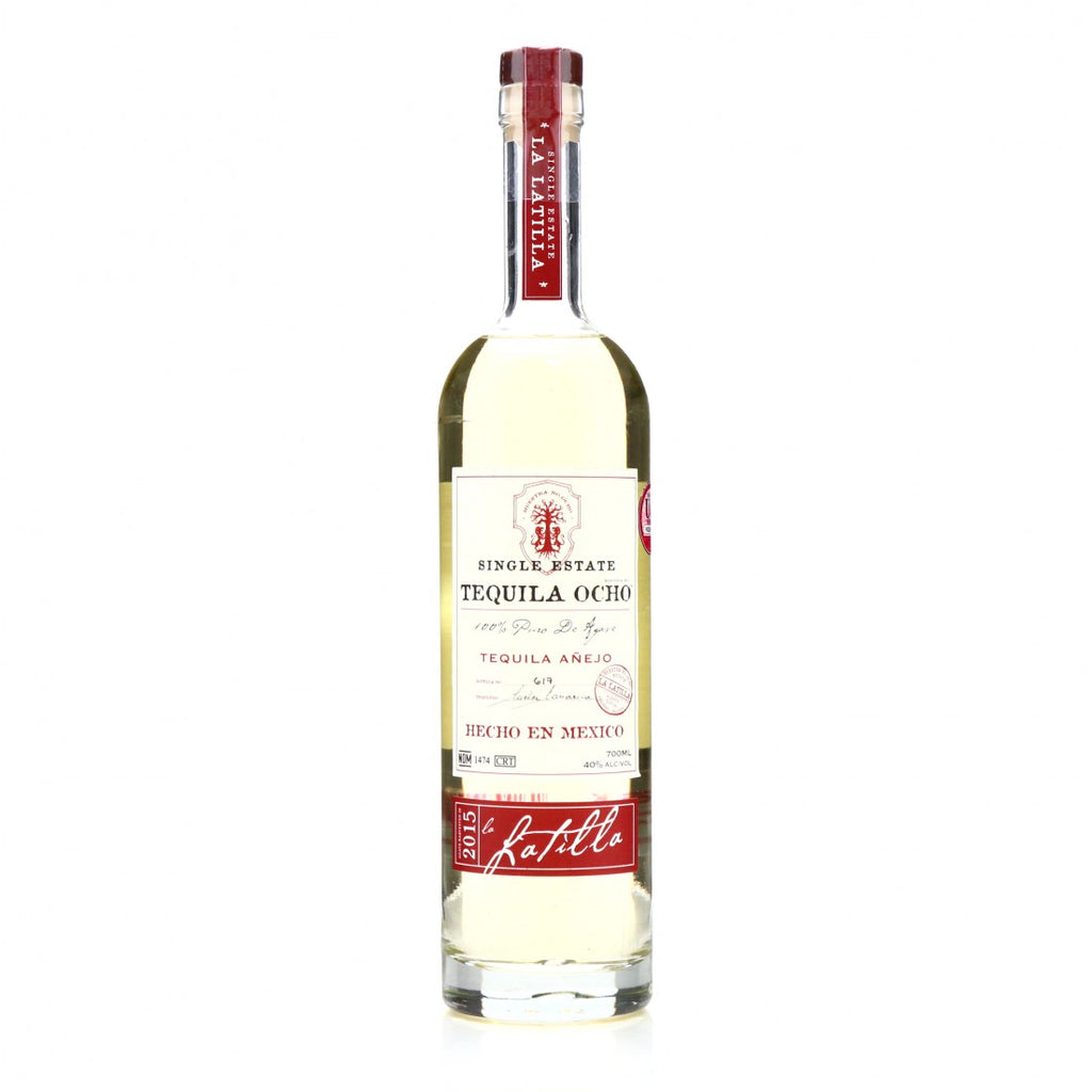 Tequila Ocho Single Estate Añejo - 2015 vintage (40%, 70cl)