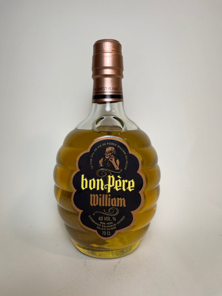 Jean-Rene Germanier Swiss Bon Père William Eau de Vie de Poire - 1970s (40%, 70cl)